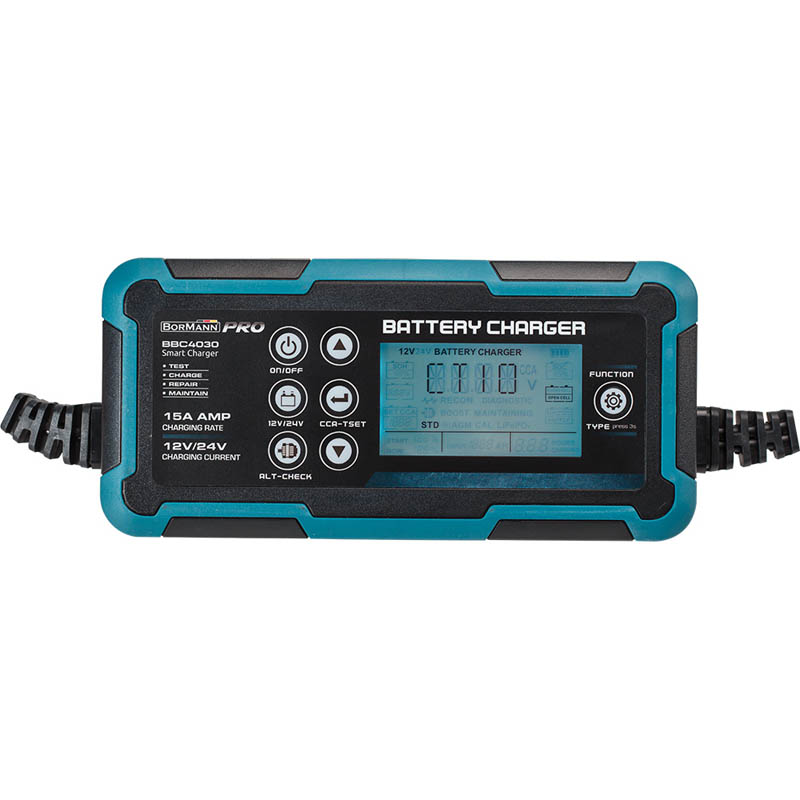 Caricabatterie Manutenzione Batteria 12/24V Bormann BBC4030 15A